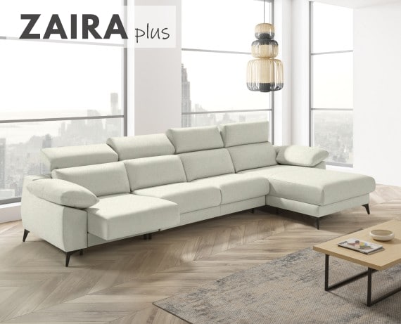 Sofá cama apertura italiana de tela Zaira Plus de StyleKomfort - principal