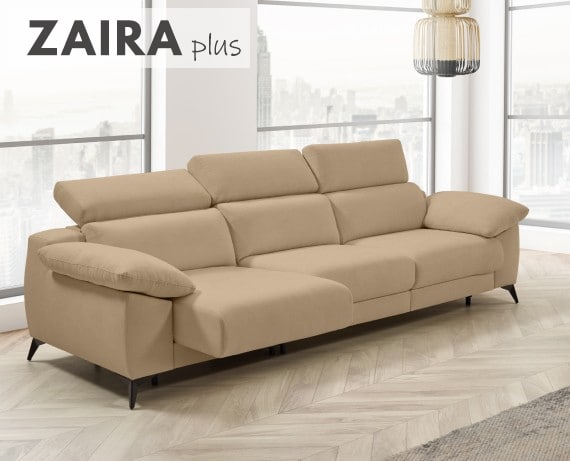 Sofá cama apertura italiana de tela Zaira Plus de StyleKomfort - principal