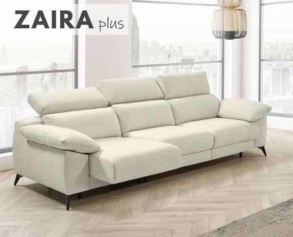 Sofá cama apertura italiana de tela Zaira Plus de StyleKomfort - principal
