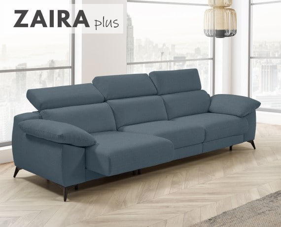 Sofá cama apertura italiana de tela Zaira Plus de StyleKomfort - principal
