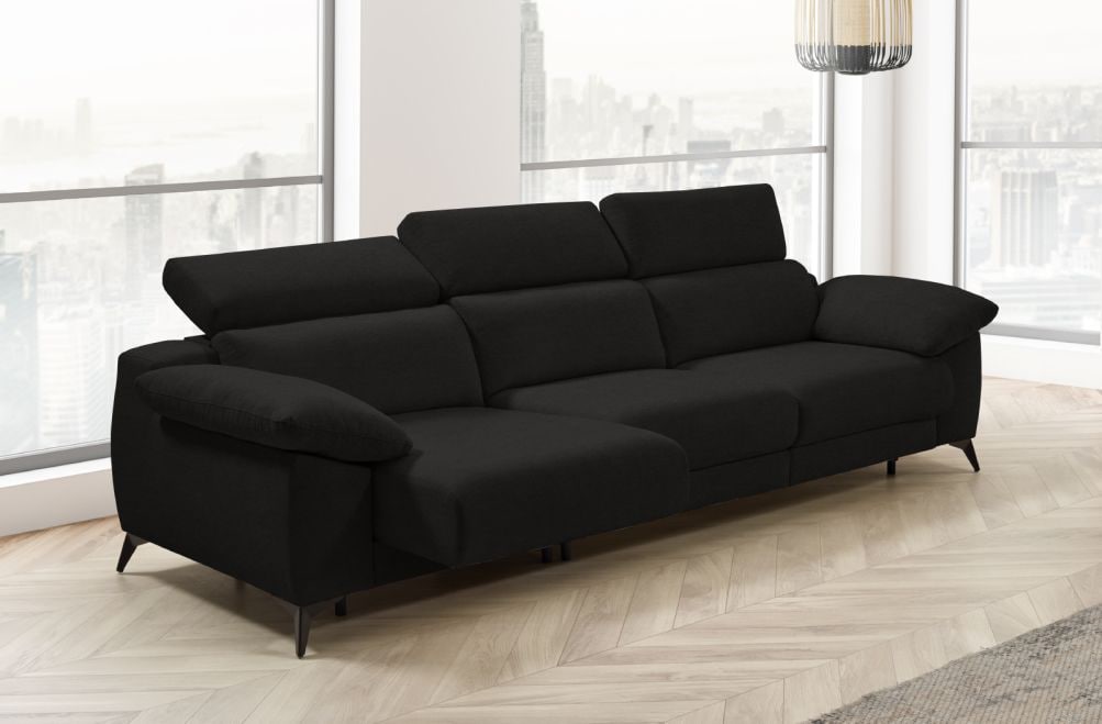 Sofá cama apertura italiana de tela Zaira Plus de StyleKomfort - principal