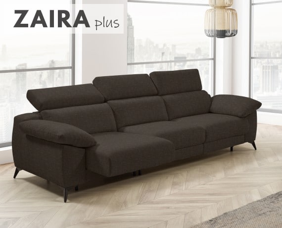 Sofá cama apertura italiana de tela Zaira Plus de StyleKomfort - principal