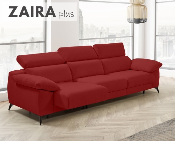 Sofá cama apertura italiana de tela Zaira Plus de StyleKomfort - principal