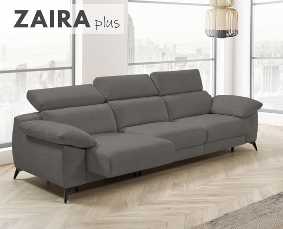 Sofá cama apertura italiana de tela Zaira Plus de StyleKomfort - principal