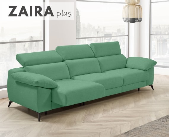 Sofá cama apertura italiana de tela Zaira Plus de StyleKomfort - principal
