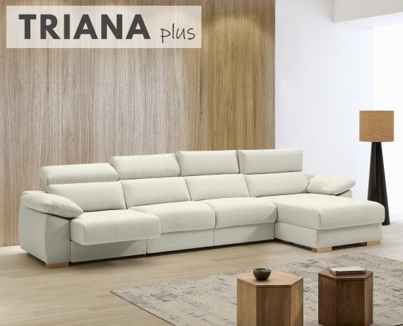 Sofá cama apertura italiana de tela Triana Plus de StyleKomfort - principal