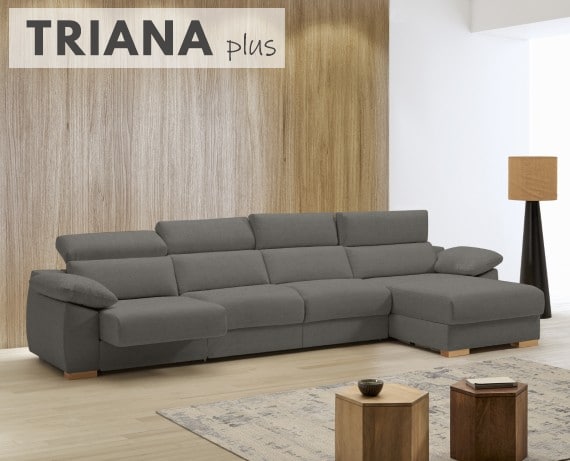 Sofá cama apertura italiana de tela Triana Plus de StyleKomfort - principal