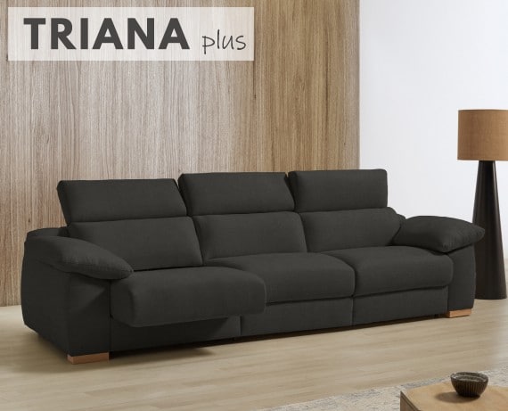 Sofá cama apertura italiana de tela Triana Plus de StyleKomfort - principal