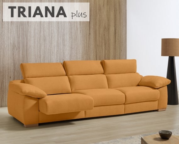 Sofá cama apertura italiana de tela Triana Plus de StyleKomfort - principal