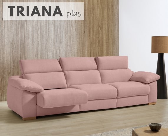 Sofá cama apertura italiana de tela Triana Plus de StyleKomfort - principal
