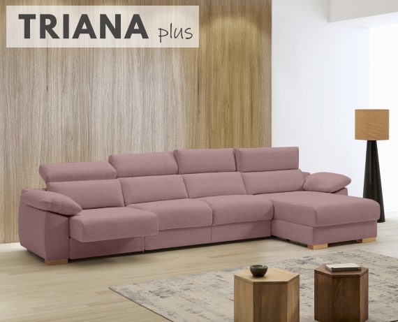 Sofá cama apertura italiana de tela Triana Plus de StyleKomfort - principal