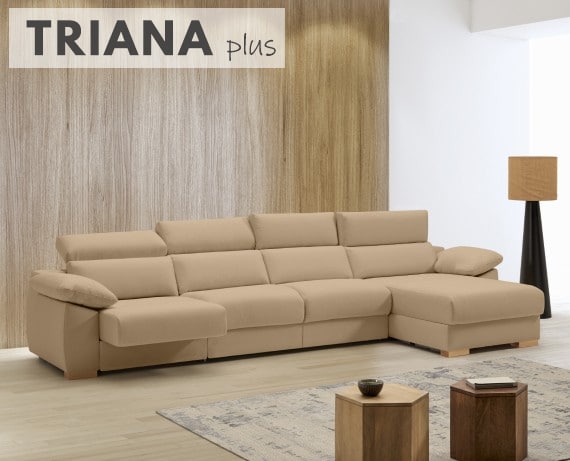 Sofá cama apertura italiana de tela Triana Plus de StyleKomfort - principal