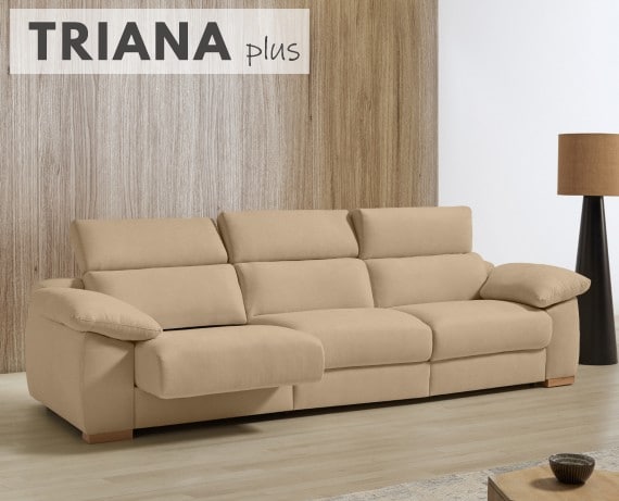 Sofá cama apertura italiana de tela Triana Plus de StyleKomfort - principal