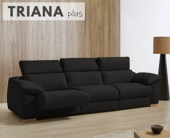 Sofá cama apertura italiana de tela Triana Plus de StyleKomfort - principal