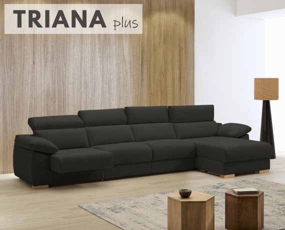 Sofá cama apertura italiana de tela Triana Plus de StyleKomfort - principal