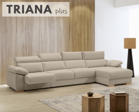 Sofá cama apertura italiana de tela Triana Plus de StyleKomfort - principal