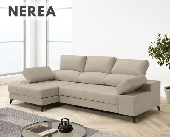 Sofá de tela Nerea de HOME - principal