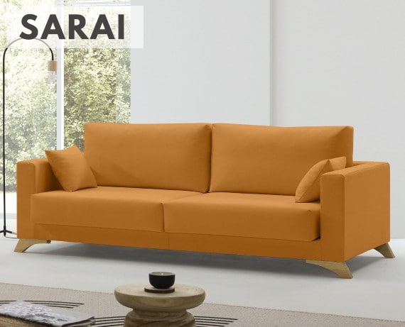 Sofá de tela Sarai de HOME - principal