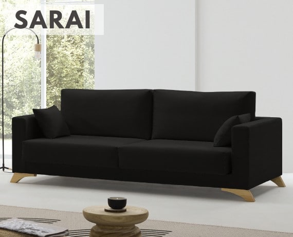 Sofá de tela Sarai de HOME - principal