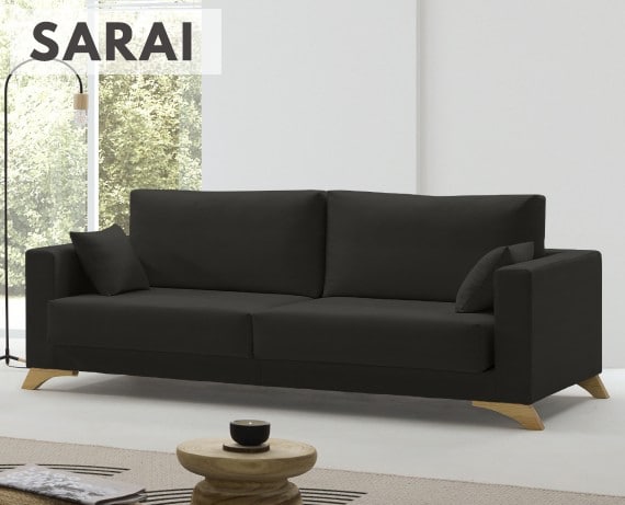 Sofá de tela Sarai de HOME - principal