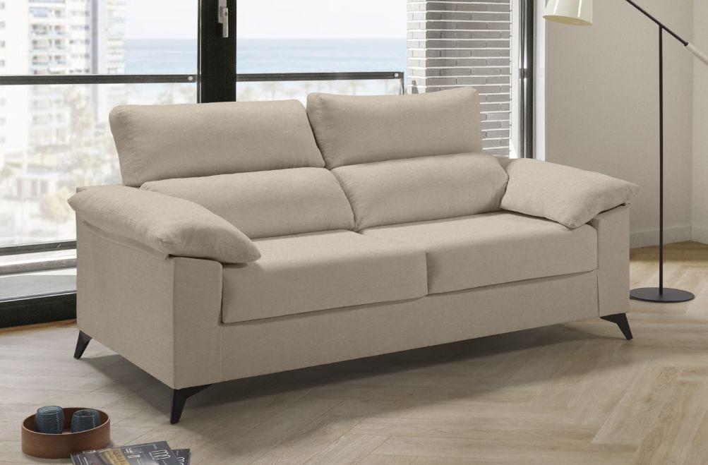 Sofá cama de apertura italiana de tela Lander de HOME - principal