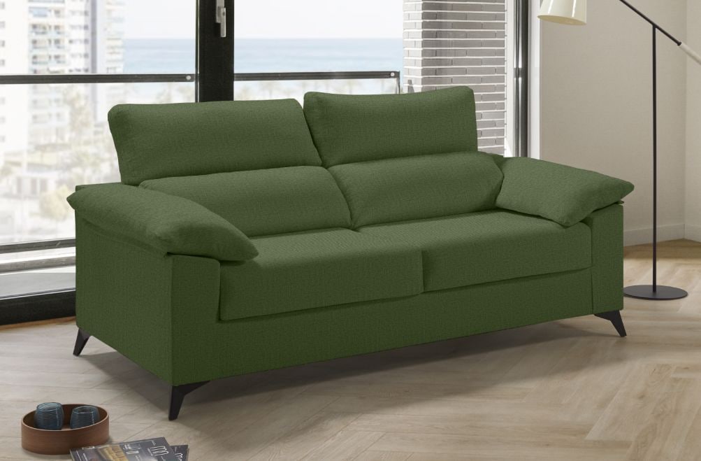 Sofá cama de apertura italiana de tela Lander de HOME - principal