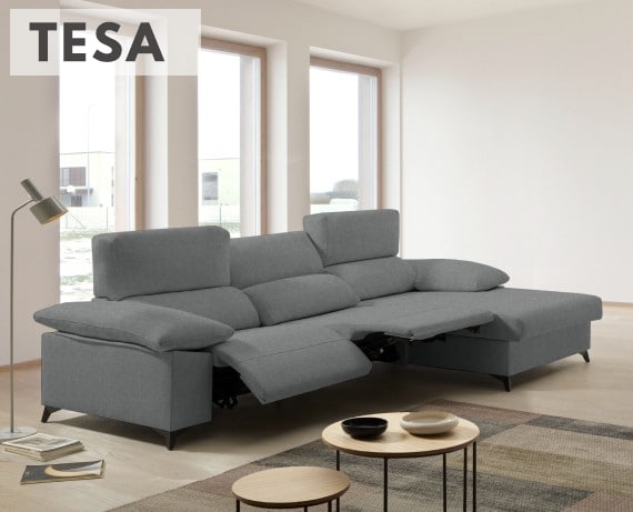 Sofá relax de tela Tesa de HOME - principal
