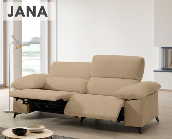Sofá relax de tela Jana de HOME - principal