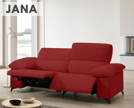 Sofá relax de tela Jana de HOME - principal