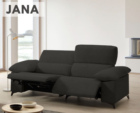Sofá relax de tela Jana de HOME - principal