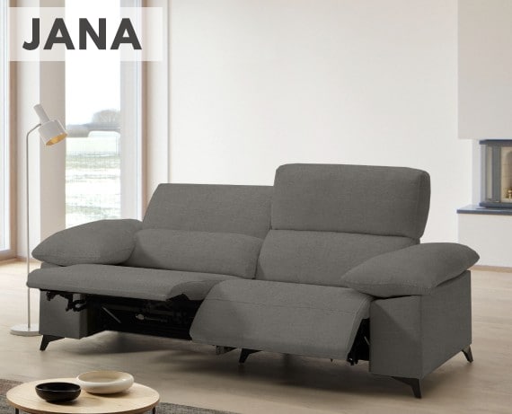 Sofá relax de tela Jana de HOME - principal