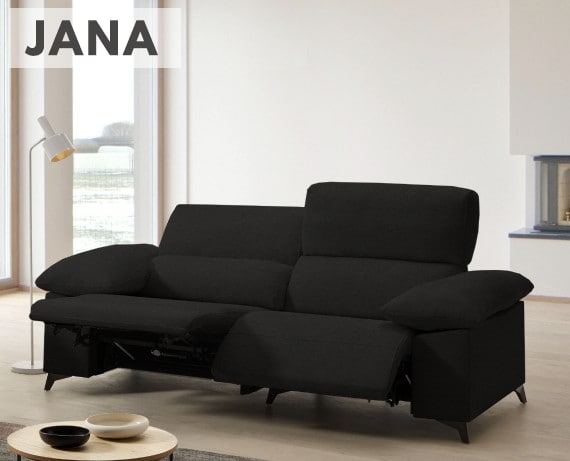 Sofá relax de tela Jana de HOME - principal