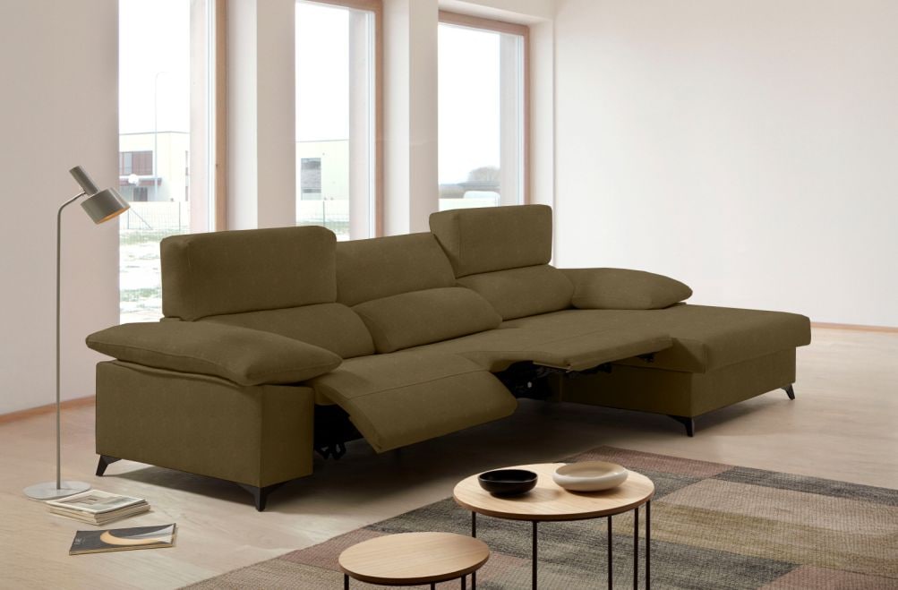 Sofá relax de tela Jana de HOME - principal