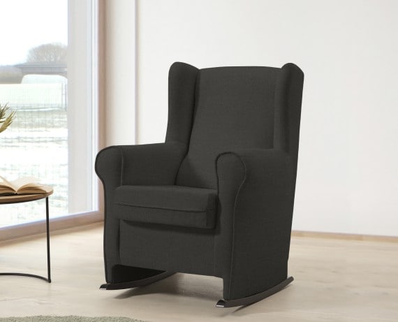 Sillón mecedor de tela Olivia de HOME - principal