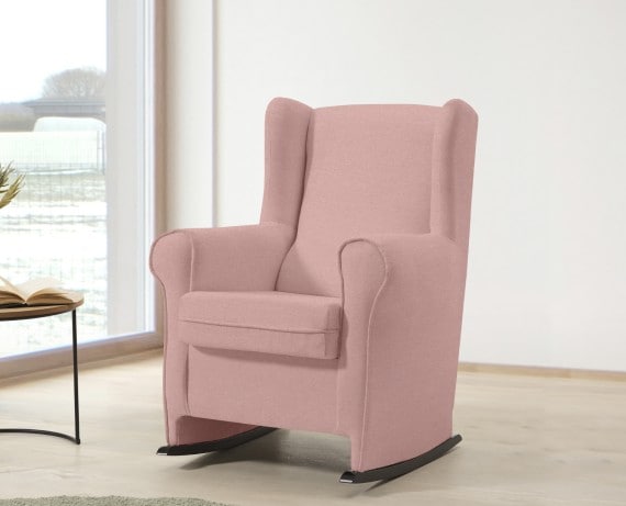 Sillón mecedor de tela Olivia de HOME - principal