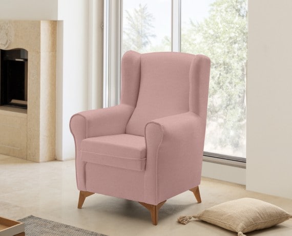 Sillón de tela Grace de HOME - principal