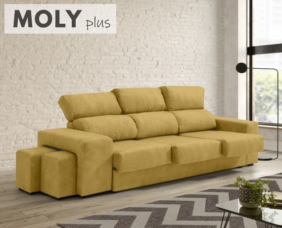 Sofá de tela Moly Plus de HOME - principal