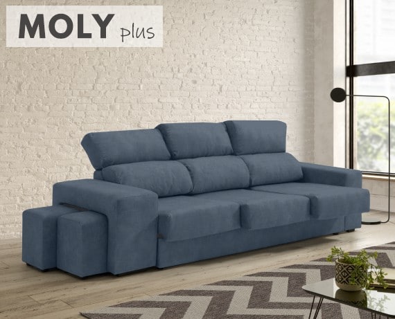 Sofá de tela Moly Plus de HOME - principal
