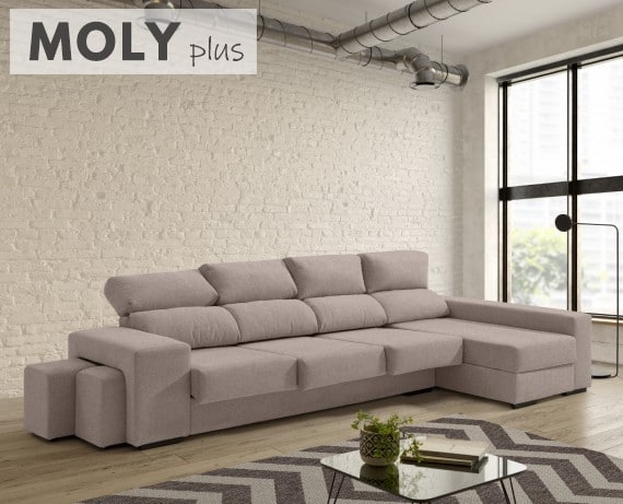 Sofá de tela Moly Plus de HOME - principal