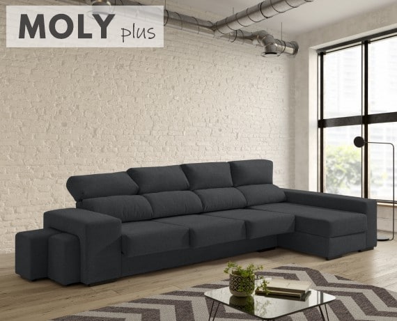 Sofá de tela Moly Plus de HOME - principal