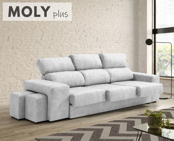 Sofá de tela Moly Plus de HOME - principal