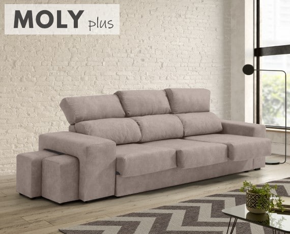 Sofá de tela Moly Plus de HOME - principal