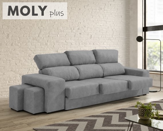 Sofá de tela Moly Plus de HOME - principal