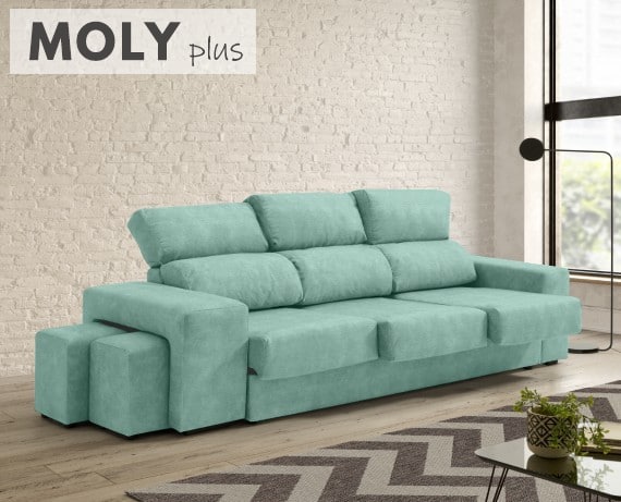 Sofá de tela Moly Plus de HOME - principal