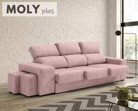 Sofá de tela Moly Plus de HOME - principal