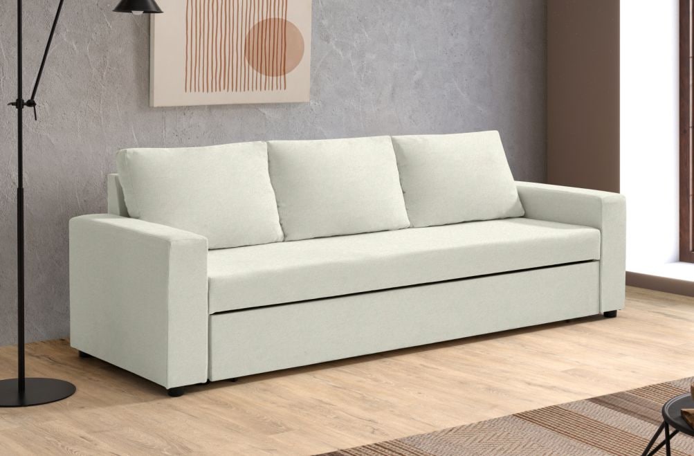 Sofá cama de tela Leo de HOME - principal