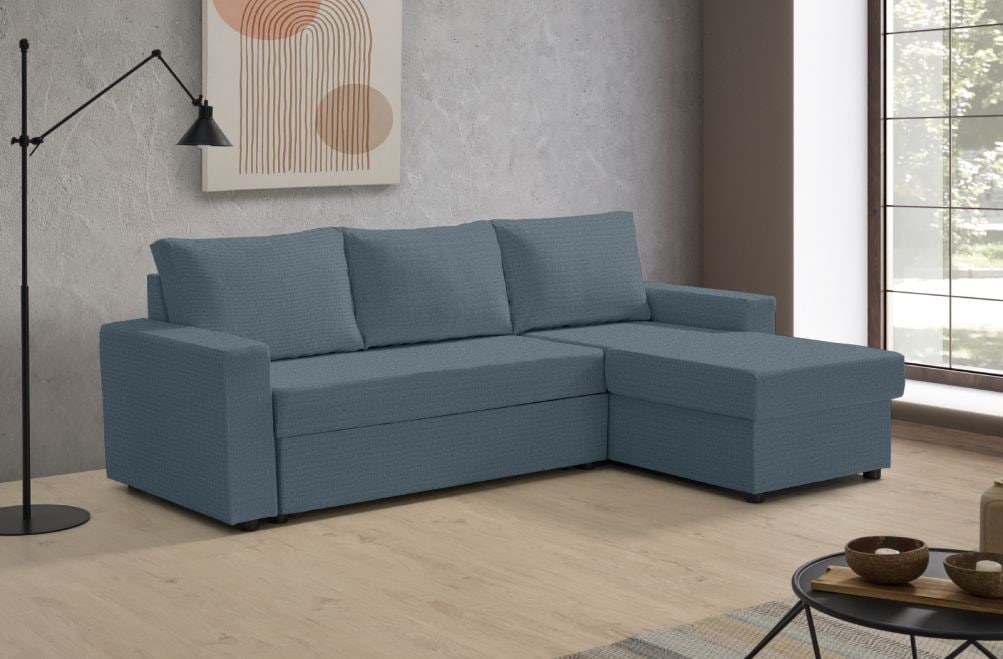 Sofá cama de tela Leo de HOME - principal