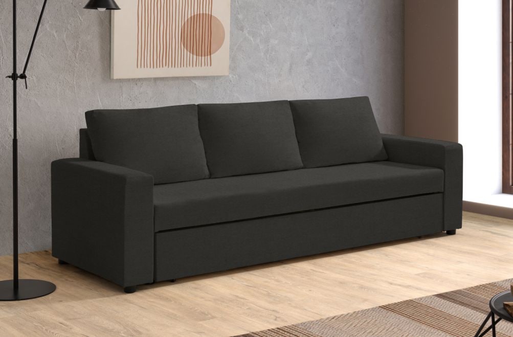 Sofá cama de tela Leo de HOME - principal
