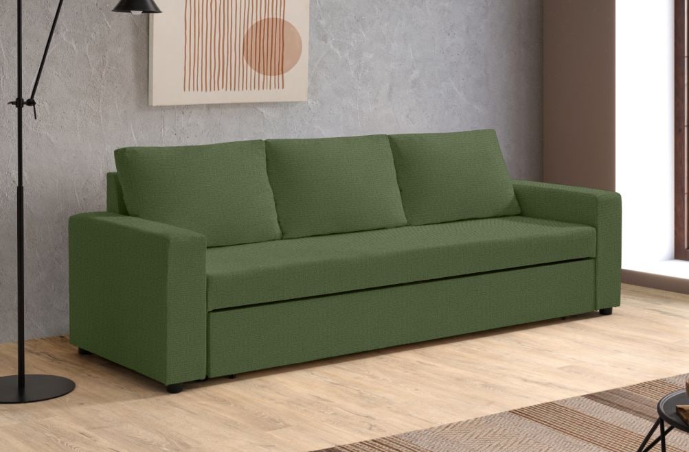 Sofá cama de tela Leo de HOME - principal