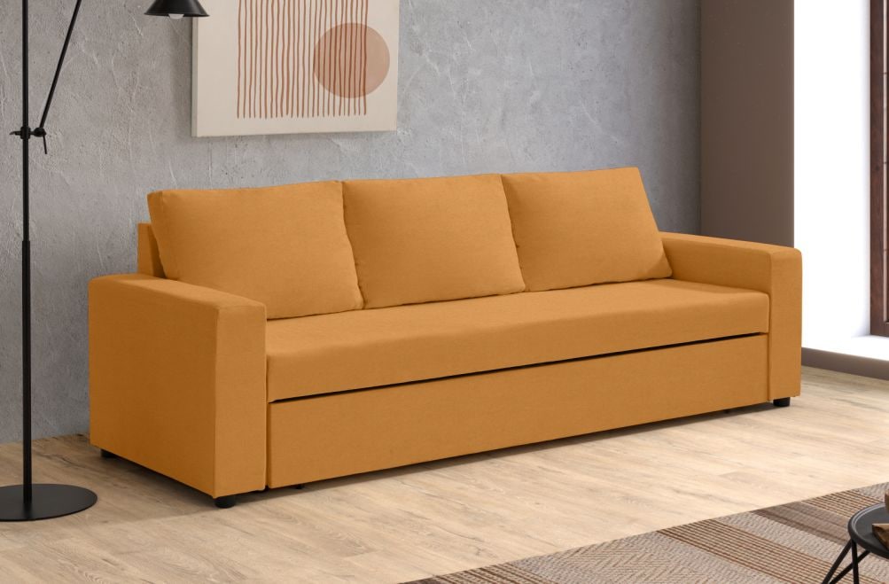 Sofá cama de tela Leo de HOME - principal